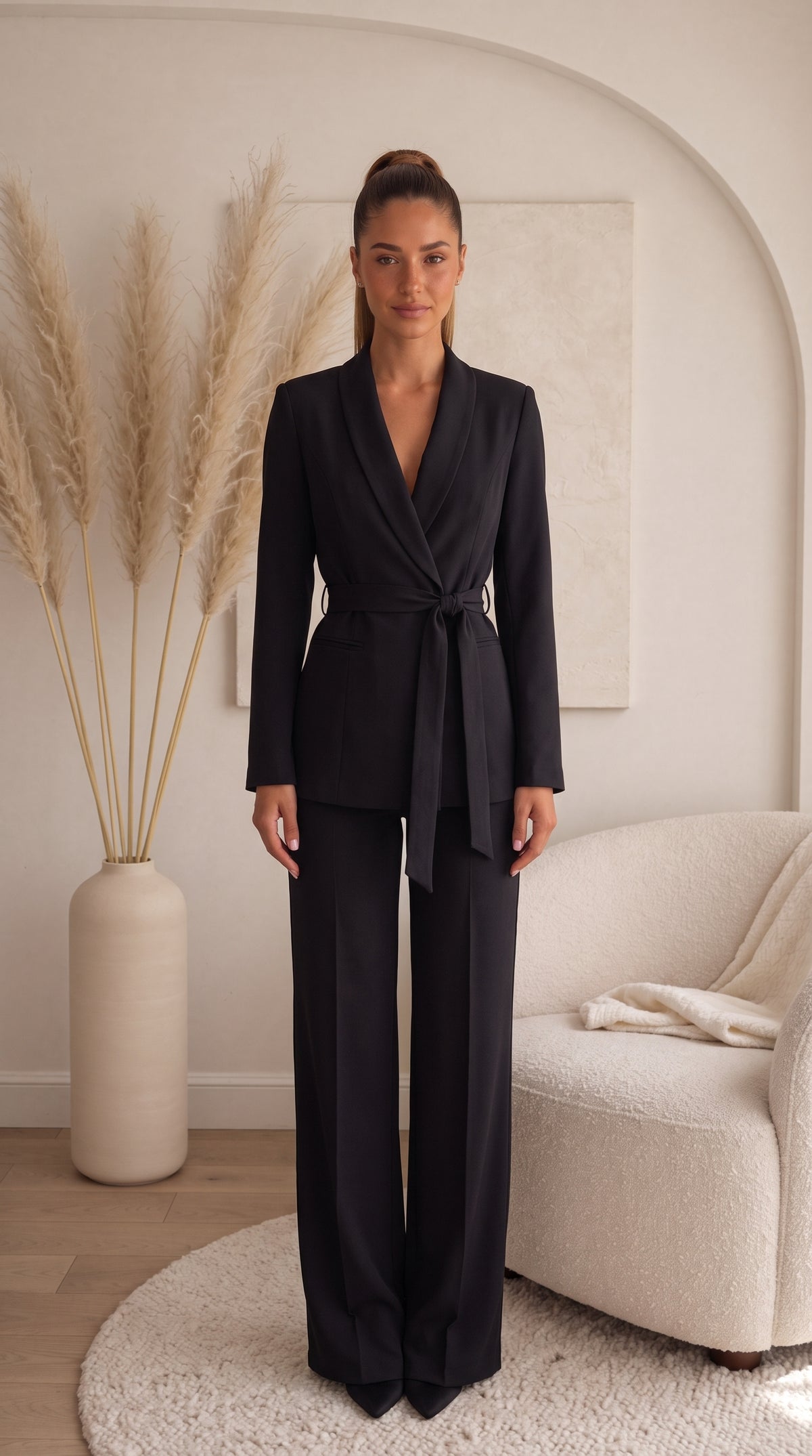 TAILLEUR EMRATA - NERO - front